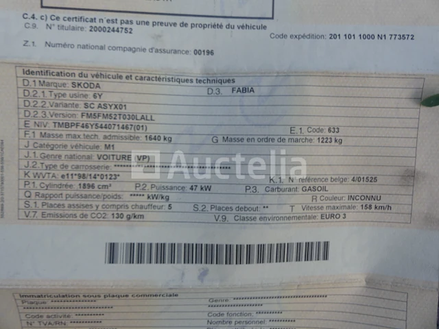 Auto skoda fabia (2004-189.523 km) - afbeelding 25 van  33