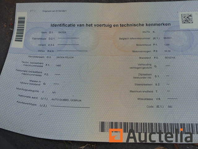 Auto skoda felicia stationwagon (1999-134.345 km) - afbeelding 9 van  25