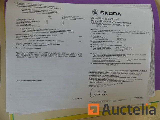 Auto skoda octavia (2012-151.295 km) - afbeelding 19 van  29