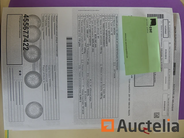 Auto skoda octavia (2012-151.295 km) - afbeelding 22 van  29