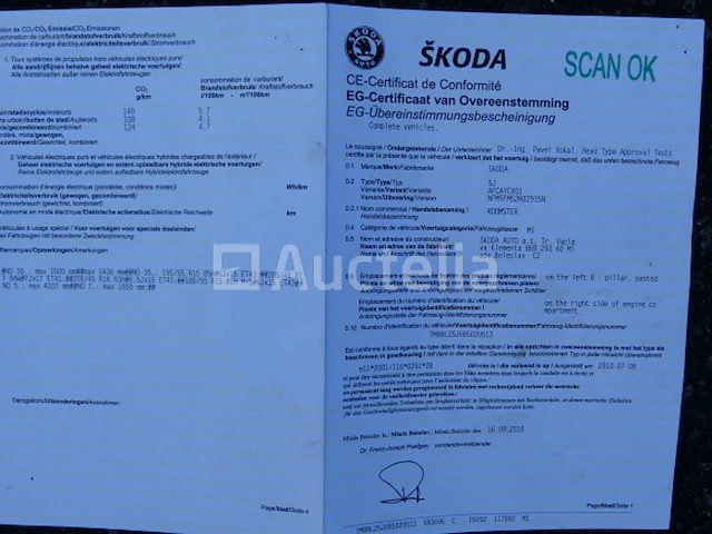 Auto skoda roomster (2010-83.182 km) - afbeelding 21 van  30