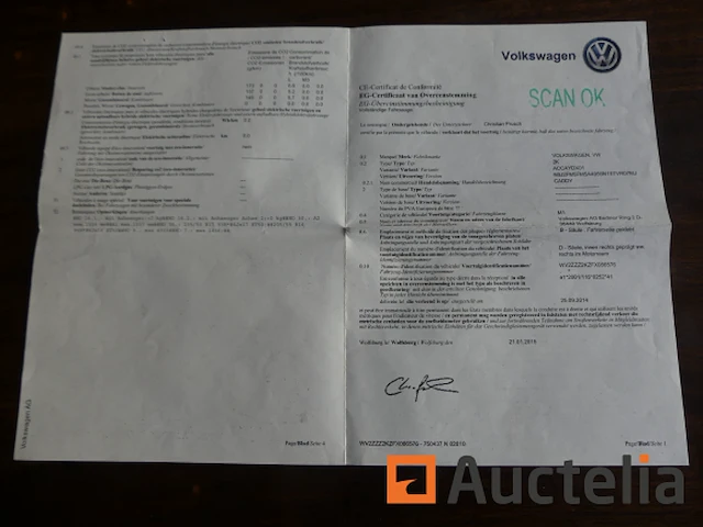 Auto volkswagen caddy (2015-104.985 km)(wv2zzz2kfx086576) - afbeelding 28 van  42