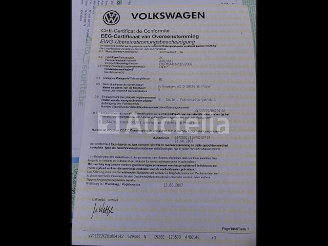 Auto volkswagen caddy tdi (2007-176.291 km)( vin: wv2zzz2kz8x004142) - afbeelding 10 van  23