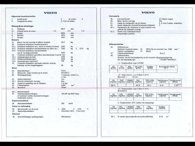 Auto volvo xc70 (2014-200.385 km-vin:yv1bz87a4e1181343) - afbeelding 2 van  14