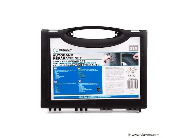 Autobanden reparatie set 31-delig 10 sets - afbeelding 1 van  1