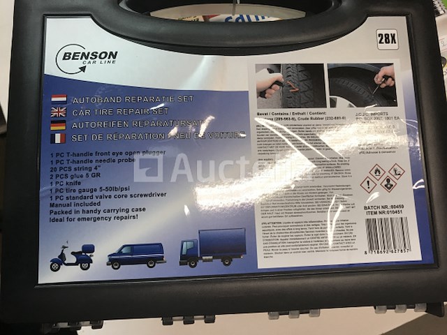 Autobanden reparatie set benson - afbeelding 6 van  6