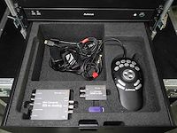 Autocue - set prompter 20 inch mirror- autocue qmaster sdi + shuttle pro - video - afbeelding 2 van  4