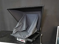 Autocue - set prompter 20 inch mirror- autocue qmaster sdi + shuttle pro - video - afbeelding 4 van  4