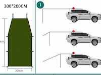 Autoluifel, 300 x 200 cm - afbeelding 2 van  4