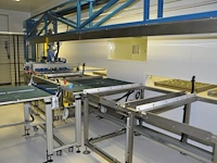 Automated assembly room for laminated side lite inc. belt conveyor - afbeelding 9 van  9