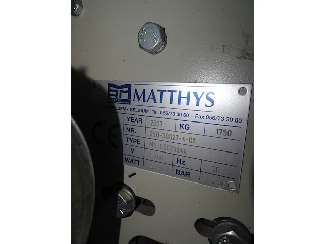 Automatic line matthys: packing + deposit intro trolley - afbeelding 5 van  17
