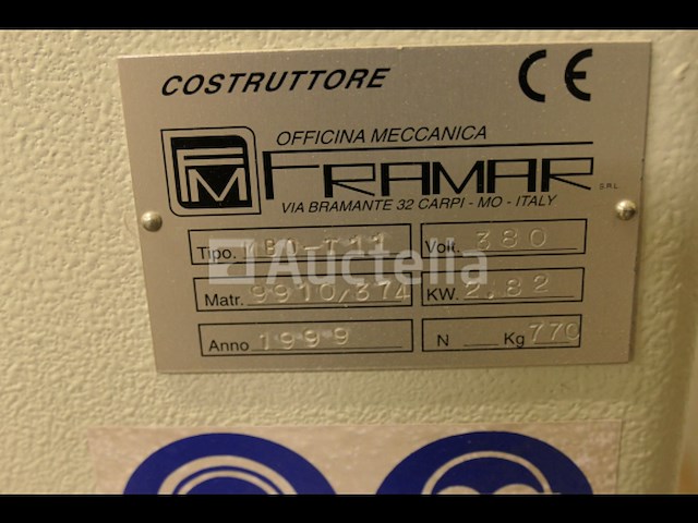 Automatische beitelboormachine framar mbo t11 - afbeelding 6 van  19