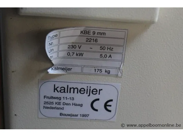 Automatische broodsnijmachine kalmeijer kbe 9 - afbeelding 5 van  5