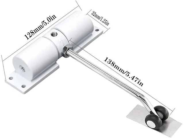 Automatische deursluiter instelbaar - afbeelding 2 van  4