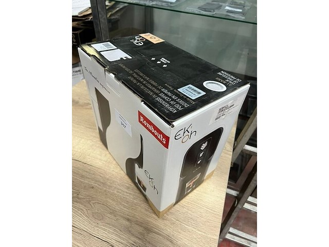 Automatische espresso machine rombouts ek-oh wit (b420) - afbeelding 2 van  4