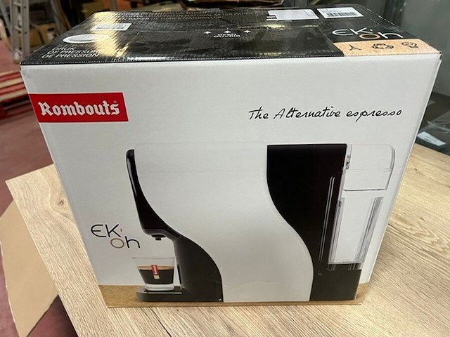 Automatische espresso machine rombouts ek-oh wit (b420) - afbeelding 3 van  5