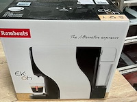 Automatische espresso machine rombouts ek-oh zwart (b420) - afbeelding 1 van  5