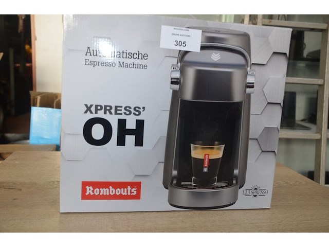 Automatische espresso machine rombouts xpress oh (b420) - afbeelding 3 van  5