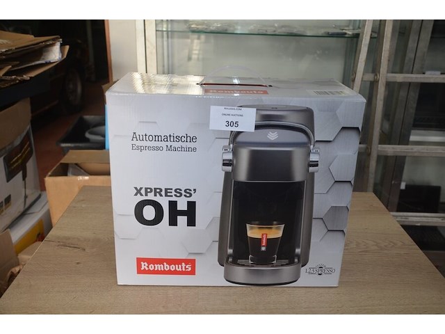 Automatische espresso machine rombouts xpress oh (b420) - afbeelding 1 van  5
