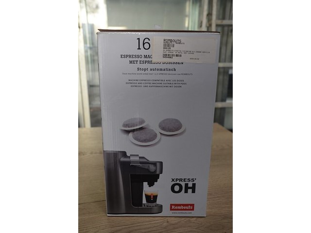 Automatische espresso machine rombouts xpress oh (b420) - afbeelding 4 van  5