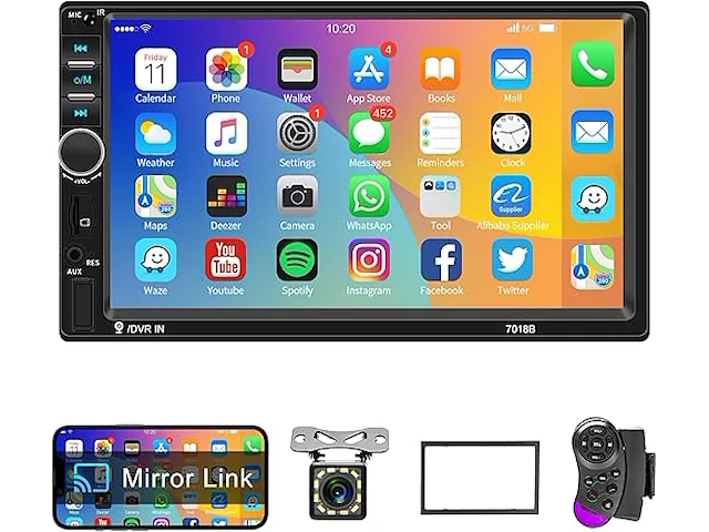 Autoradio 2 din met ios/android - afbeelding 1 van  5