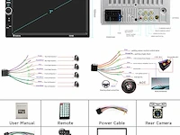 Autoradio 2 din met ios/android - afbeelding 2 van  5