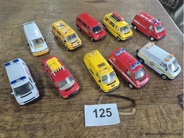 Autos 10 stuks - afbeelding 1 van  3