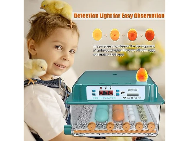 Auveach broedmachine, volautomatisch, 12-16 eieren - afbeelding 2 van  6