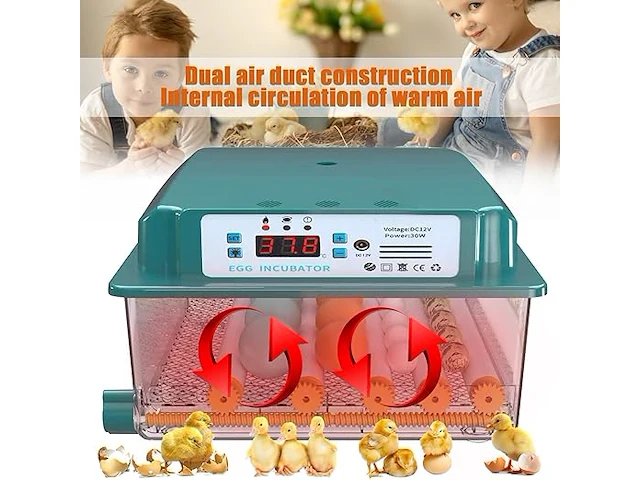 Auveach broedmachine, volautomatisch, 12-16 eieren - afbeelding 3 van  6