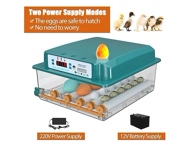 Auveach broedmachine, volautomatisch, 12-16 eieren - afbeelding 6 van  6