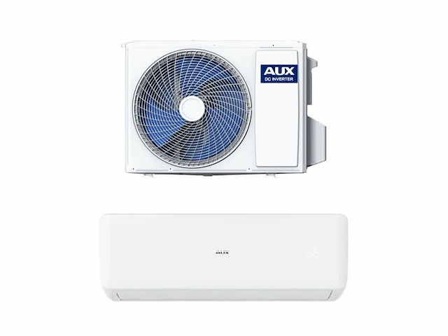 Aux mono split airconditioner- buiten en binnen unit - 18000btu-5,1kw -wit-r32 - koelen en verwarmen - airconditioning - afbeelding 1 van  3