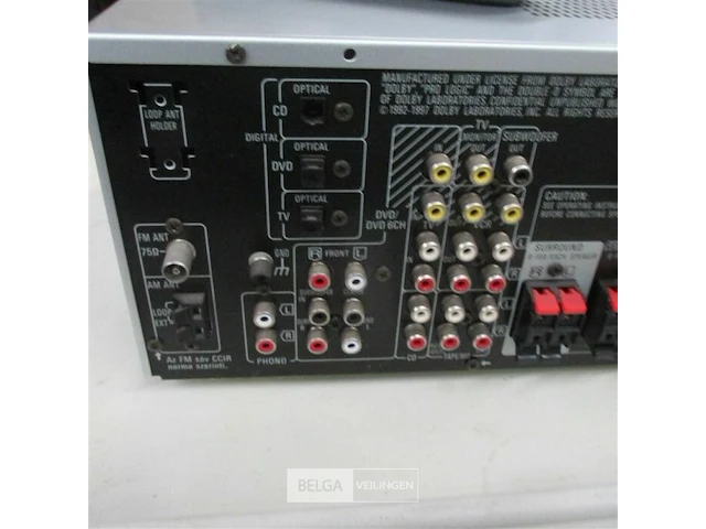 Av control stereo receiver sa-dx940 technics - afbeelding 4 van  5