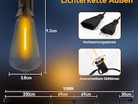 Avanlo led-lichtsnoer voor buiten, 30,5 m - afbeelding 2 van  4