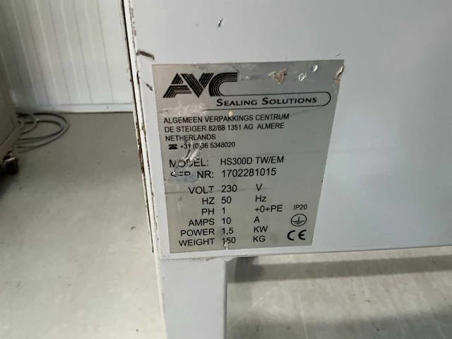 Avc seal machine - afbeelding 5 van  5