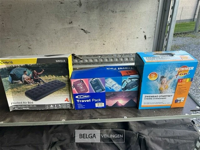 Avenli luchtmatras, gelert travel pack en zwembad startset - afbeelding 1 van  5