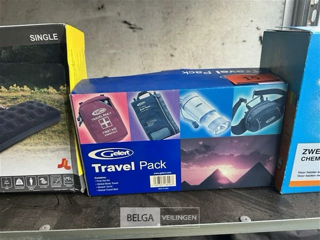 Avenli luchtmatras, gelert travel pack en zwembad startset - afbeelding 3 van  5