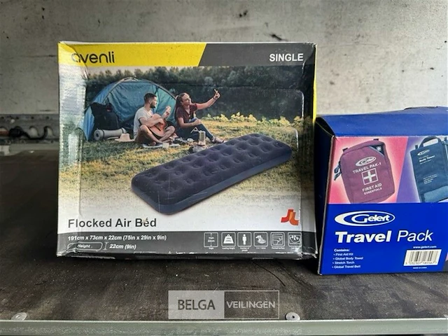 Avenli luchtmatras, gelert travel pack en zwembad startset - afbeelding 4 van  5