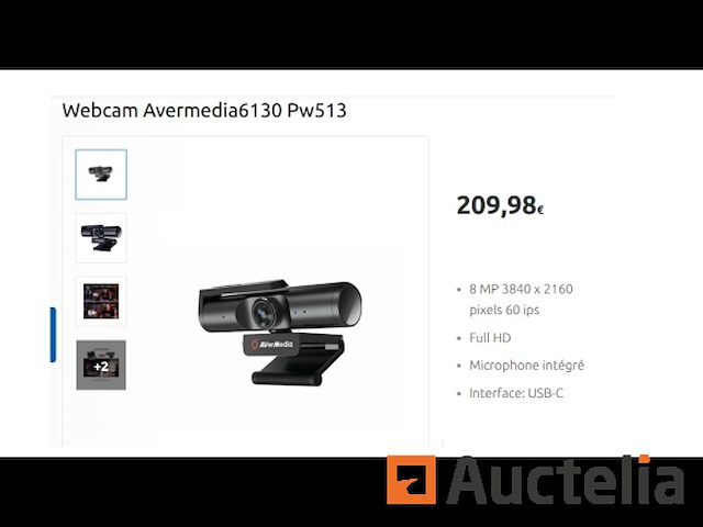 Avermedia live streamer cam 513 webcam - afbeelding 1 van  7