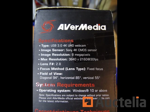 Avermedia live streamer cam 513 webcam - afbeelding 3 van  7