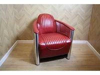 Aviator fauteuil - rood (1x) - afbeelding 1 van  3