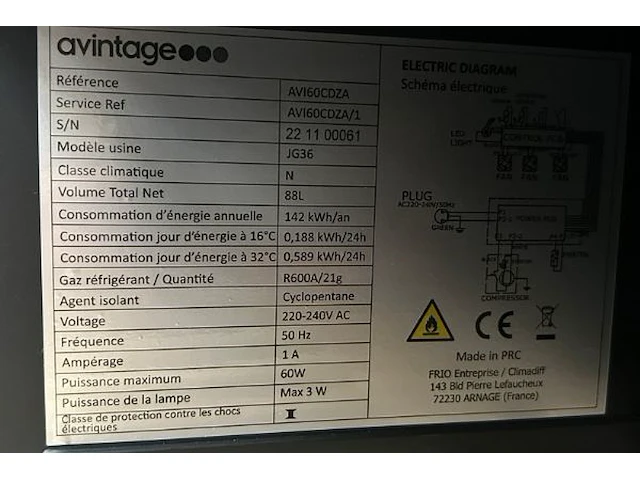 Avintage inbouw wijnserverkast - afbeelding 6 van  7