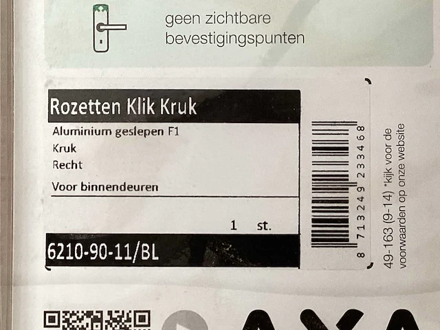 Axa curve rozetten binnendeur, klik (31x) - afbeelding 3 van  3