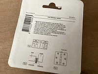 Axa rvs scharnier 76 x 76 mm, 2 pack (33x) - afbeelding 4 van  4