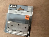 Axa rvs scharnier 76 x 76 mm, 2 pack (60x) - afbeelding 3 van  4