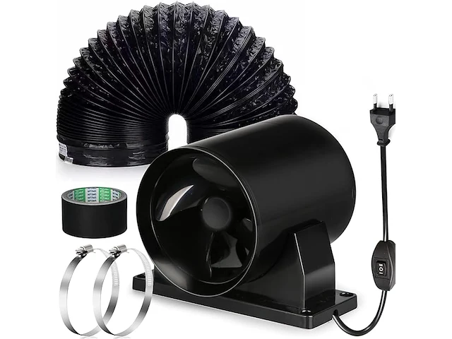 Axiale luchtafzuigerset 100mm - afbeelding 1 van  4