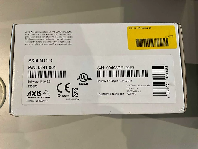 Axis partij beveilingings camera - afbeelding 20 van  22