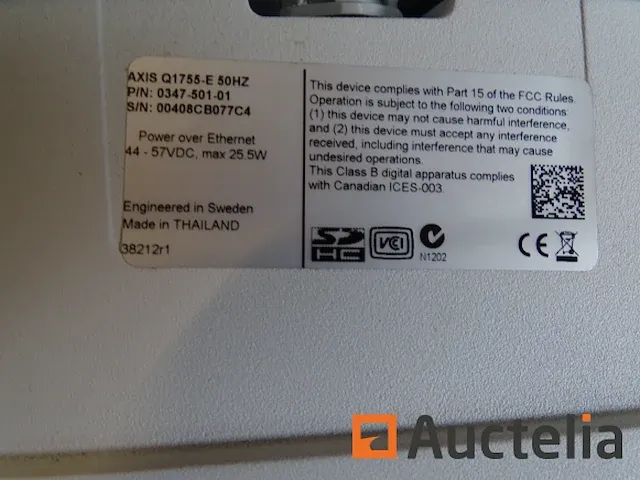 Axis q1755-e bewakingscamera - afbeelding 9 van  9