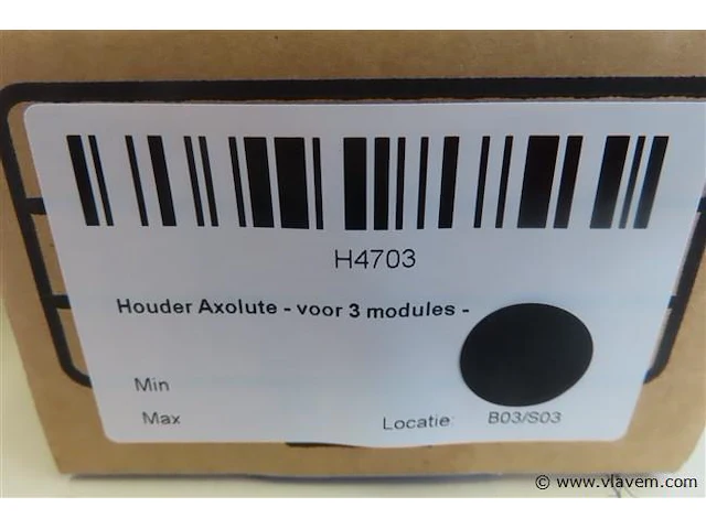 Axolut houder voor 3 modules - afbeelding 2 van  2