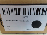 Axolut houder voor 3 modules - afbeelding 2 van  2