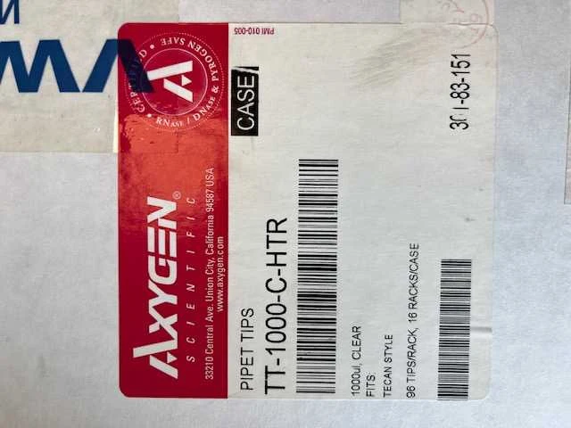 Axygen - pipettips tt-1000-c-htr - verbruiksartikel - afbeelding 1 van  1